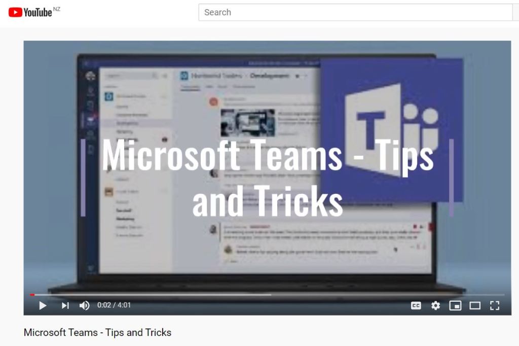 Learning Microsoft Teams on the fly